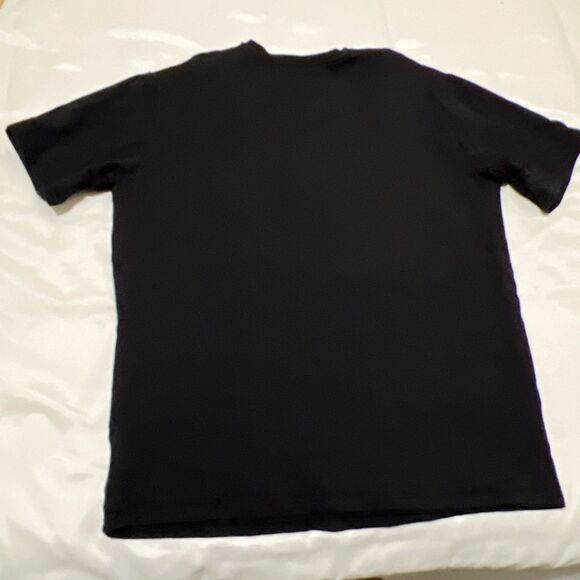 Maniere De Voir Tshirt Top Buckles Black Corset Graphic Pattern Women’s 8 - Picture 5 of 6